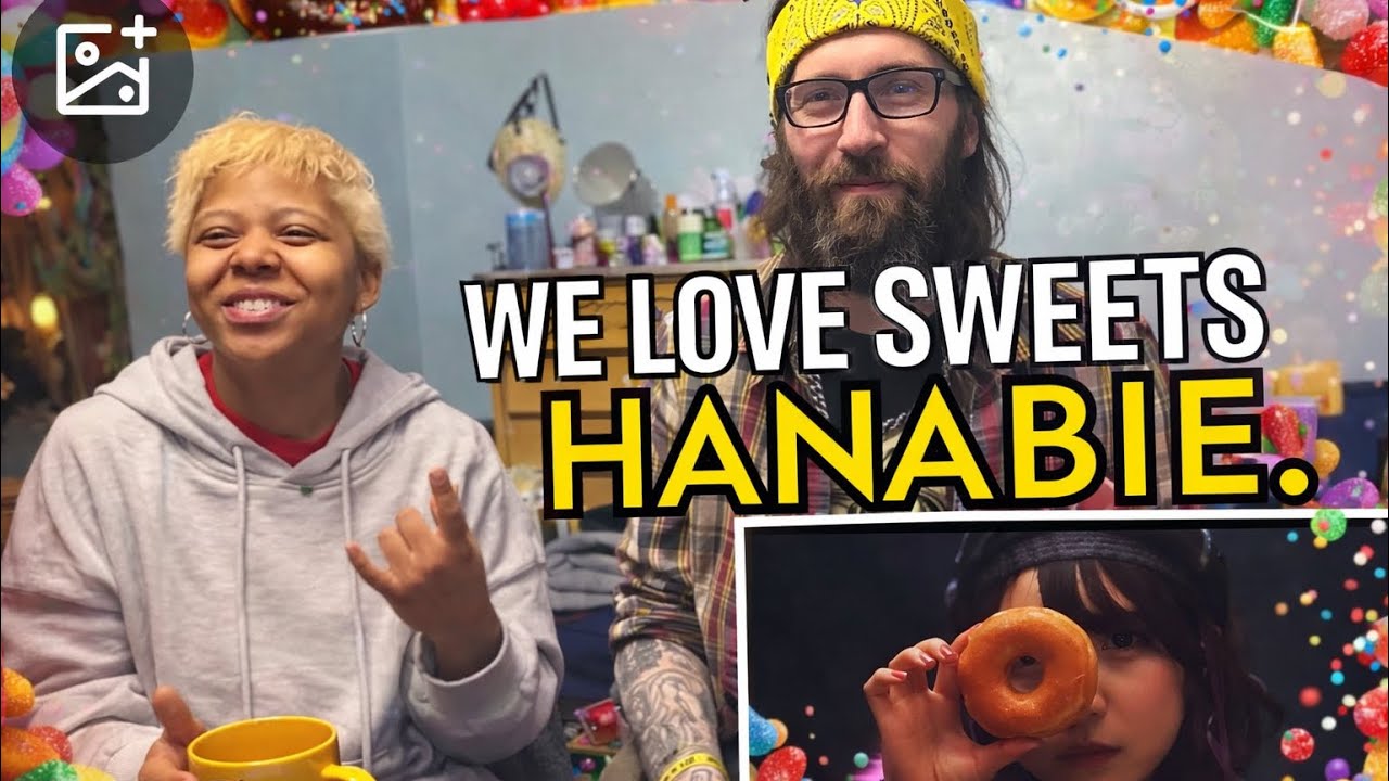METALHEAD & METALBABE REACT| HANABIE. - WE LOVE SWEETS  (music video) 