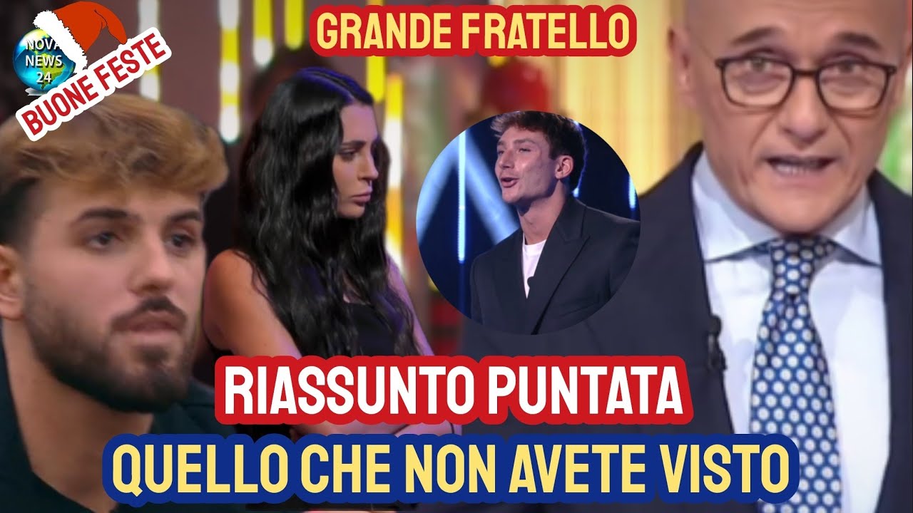Grande Fratello Riassunto Puntata 9 Dicembre. Quello che non avete visto.