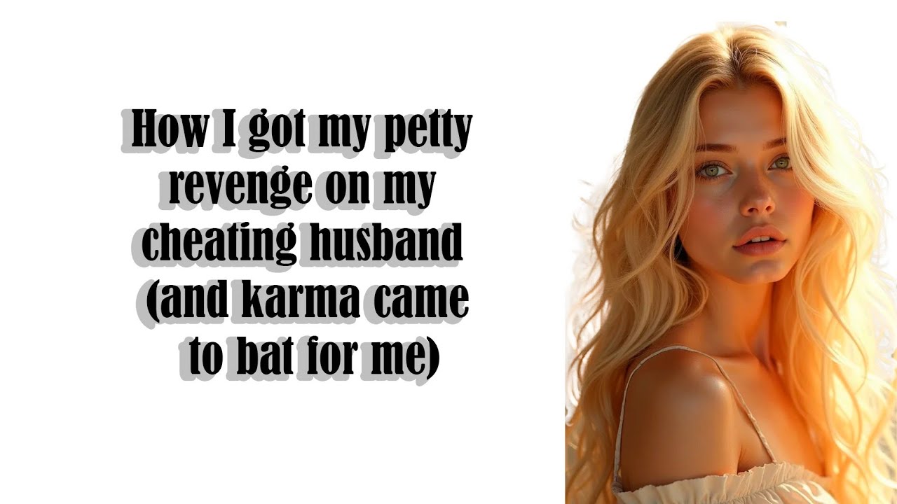 How I got my petty revenge on my cheating husband (and karma came to bat for me)