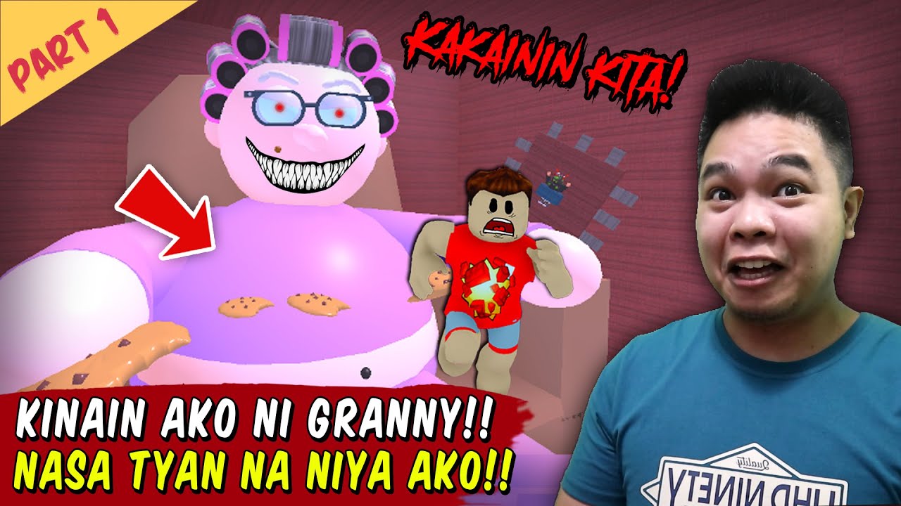 Higanteng Granny Gusto Akong Kainin! - Roblox Escape Grandmas House Obby