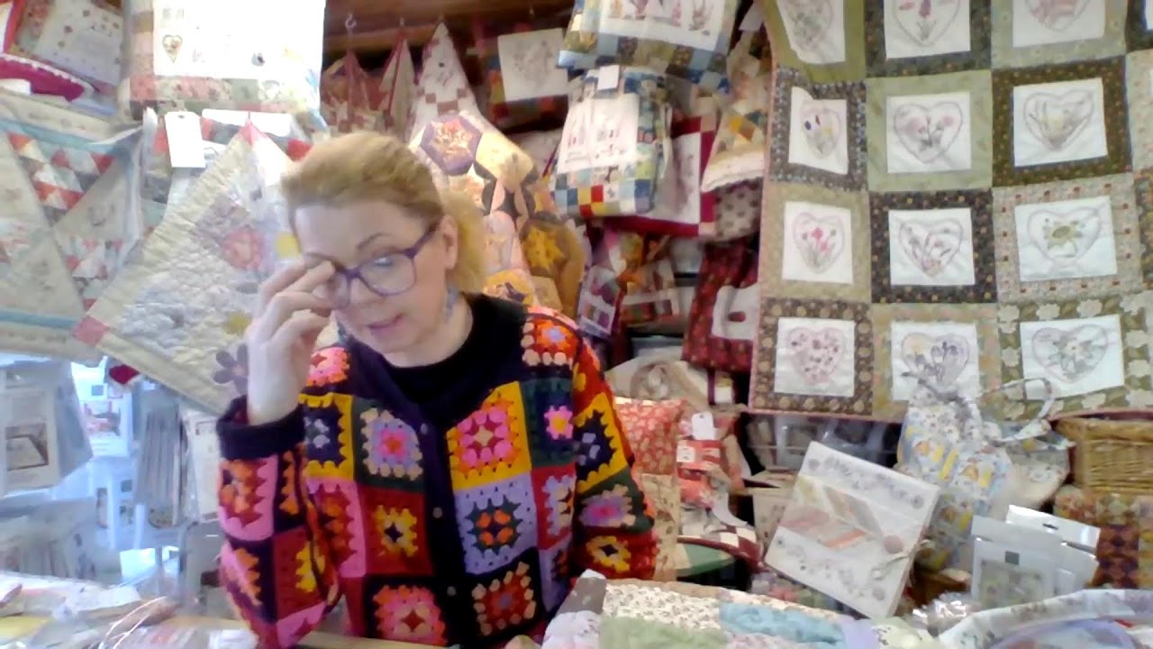 Cross Patch Live from the Sewing Shed