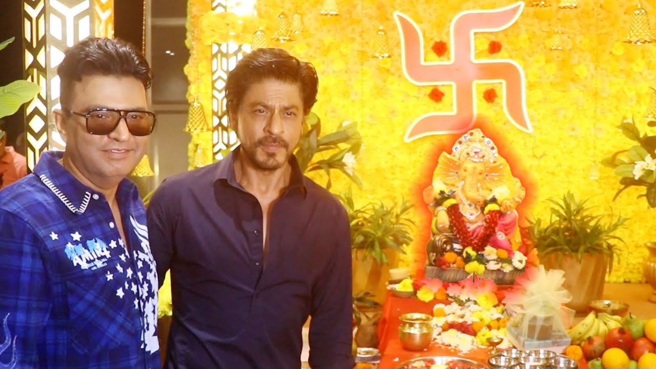 Shah Rukh Khan's GANPATI Celebration 2023 At T-Series Office #srk #ganpati