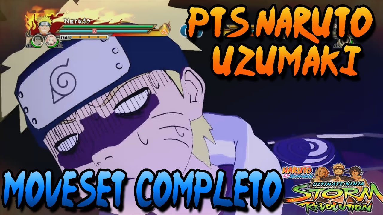 Naruto Storm Revolution: PTS Naruto Uzumaki Moveset Completo