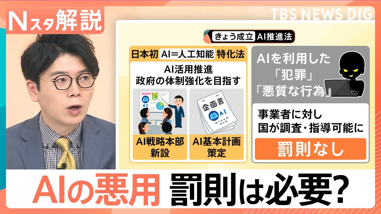 AIに特化した法律が成立　進化と共にリスクも&hellip;「○○風画像」は問題なし？&nbsp;悪用に罰則は必要？【Nスタ解説】｜TBS&nbsp;NEWS&nbsp;DIG