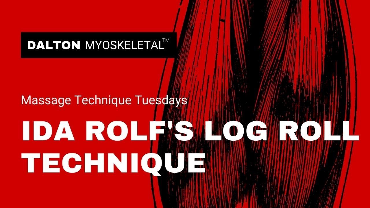 Трансформируйте боль вашего клиента: техника «бревна-ролла» Иды Рольф для облегчения боли в крест...