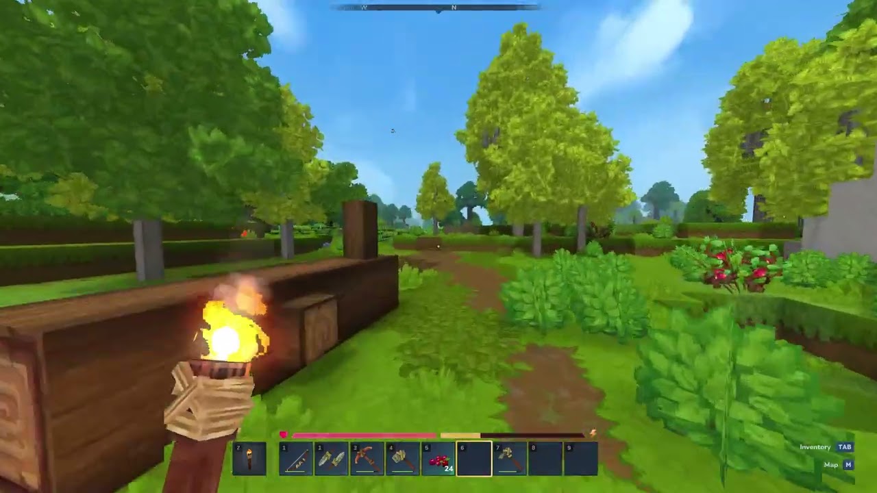 HYTALE osa 3 tein kasvimaan ja päivitin taloni lattiaa