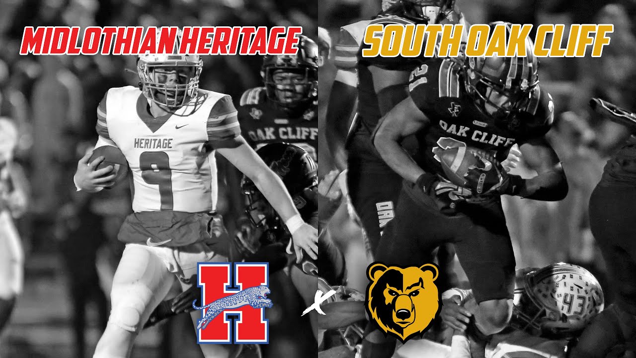 5A THIRD ROUND BATTLE Midlothian Heritage vs South Oak Cliff | Texas High School Football Playoffs