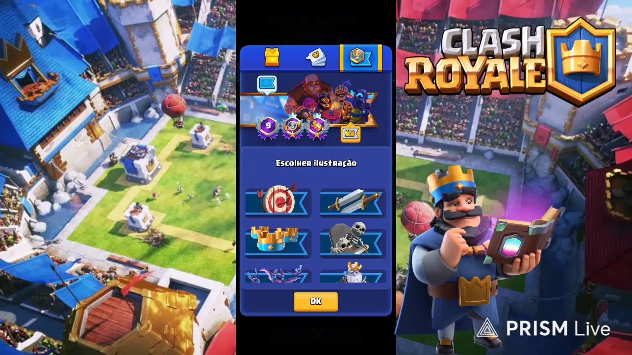 Clash Royale - Em Busca Do Emblema Raro | Playing Solo 🔴 (Live Streaming)  Live da Madrugada