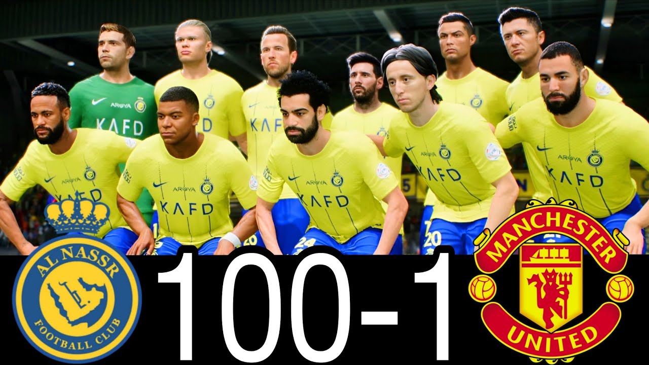FC 25 -MESSI RONALDO NEYMAR & MBAPPE | ALL STARS |  AL NASSR 100-0 MANCHESTER UNITED