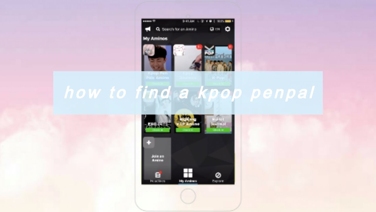 how to find a kpop penpal