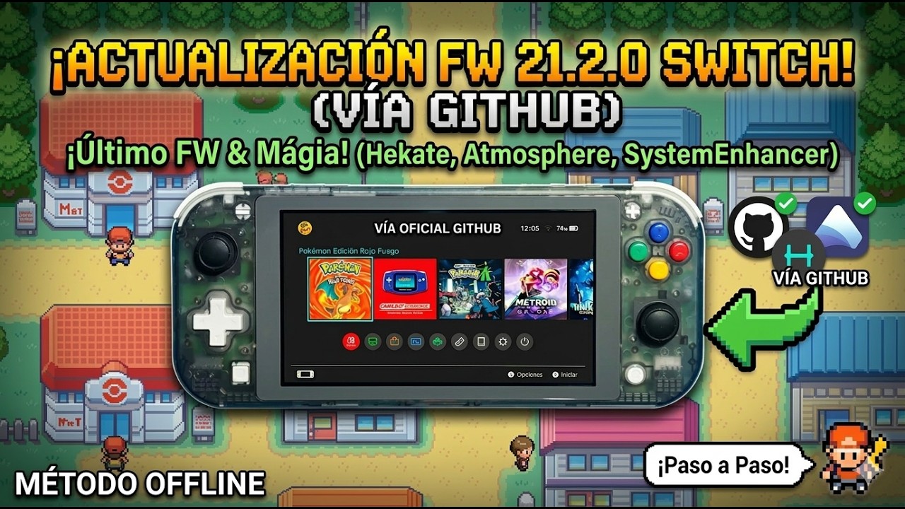 Como Actualizar Nintendo Switch con MAGIA a FW 21.2.0