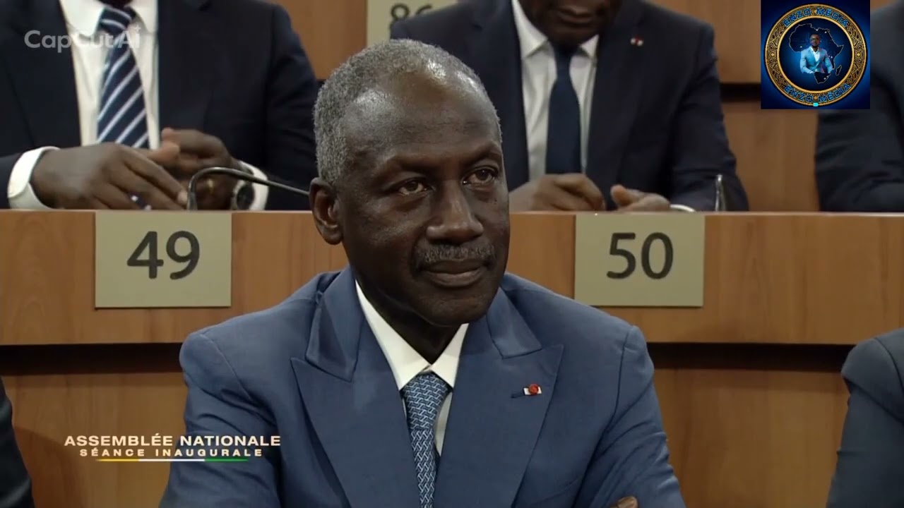 Premier discours de Patrick Achi, nouveau PAN de Côte d'Ivoire.