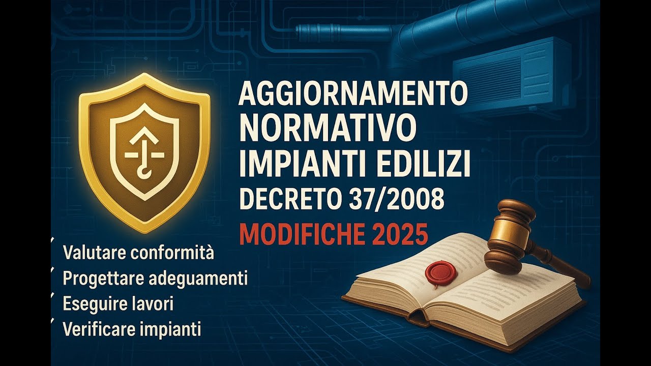 L aggiornamento del D M  37 2008