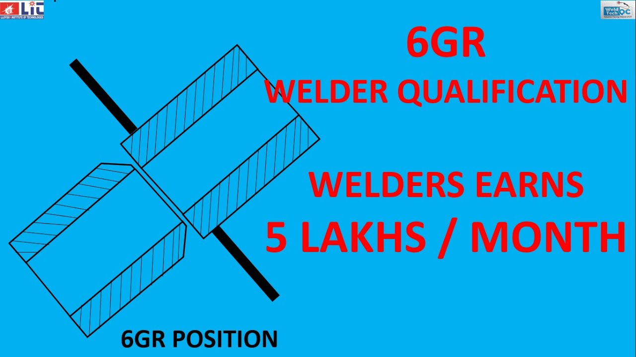 6GR WELDER QUALIFICATION TEST - ACTUAL SETUP -
