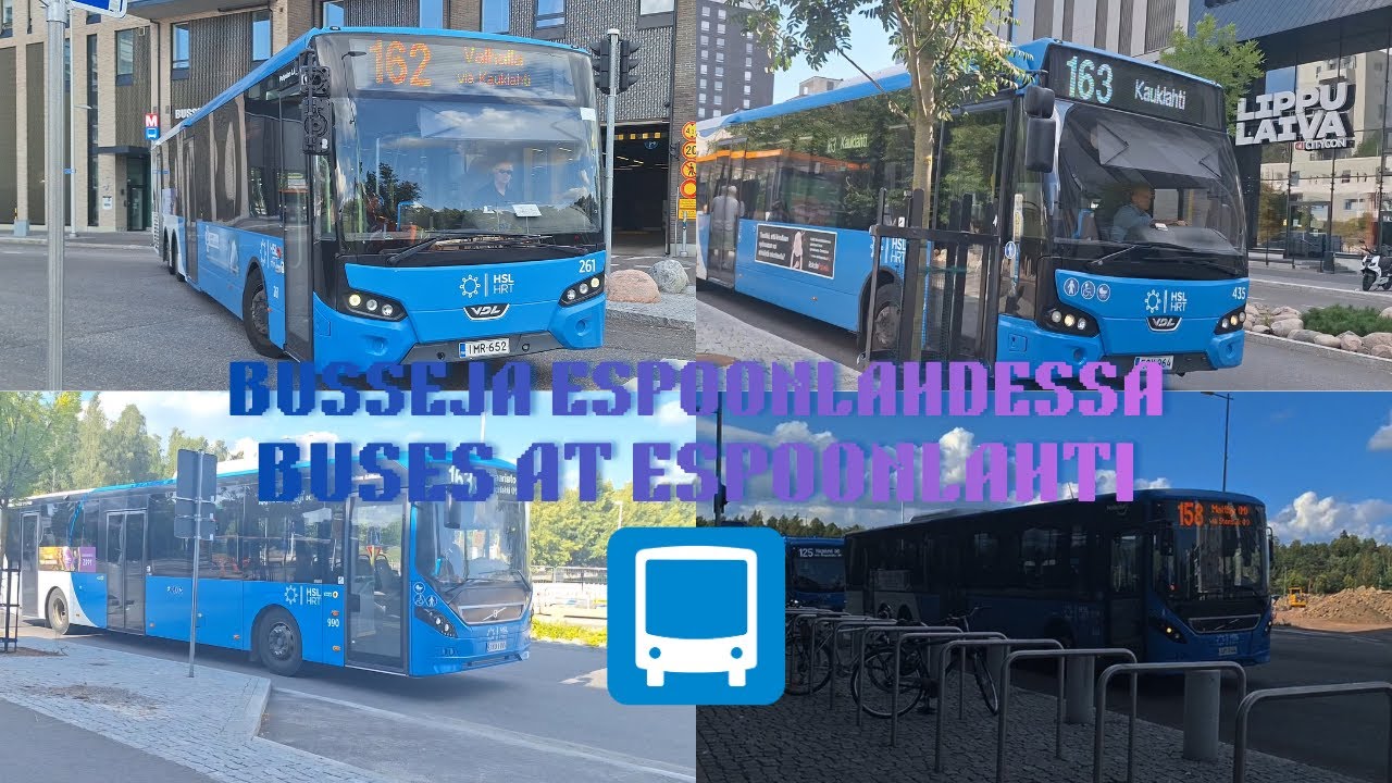 Busseja Espoonlahdessa - Buses at Espoonlahti 2024