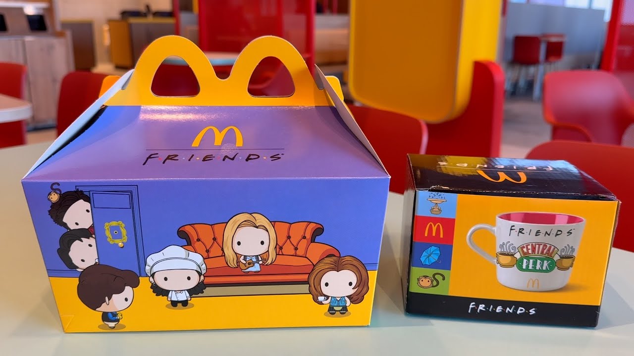 Lets Unbox 10.5$ Friends Meal Box With Me 🔴 Friends Mug + Figure