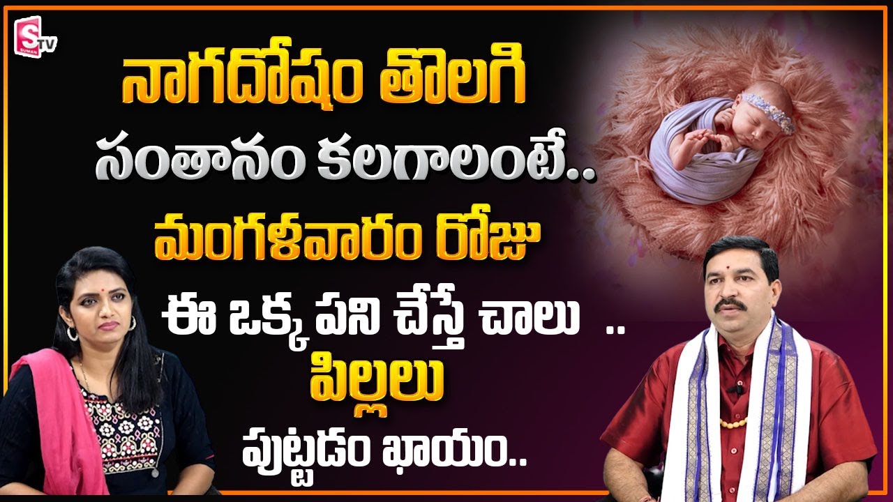 నాగదోషం తొలగి సంతానం కలగాలంటే.. | Naga Dosha Nivarana In Telugu #drrallapalliravikumar  | SumanTV