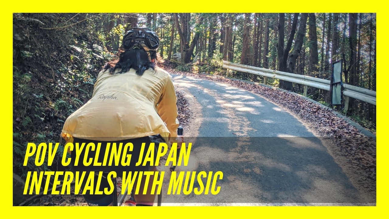 1HR POV Intervals with Music | 4x7min | 4K HD Cycling Japan | Music Jesse Villa