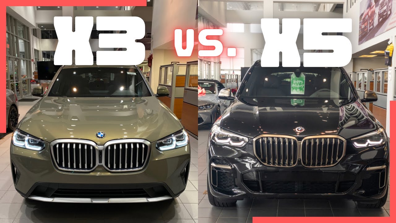 Сравнение автомобилей: BMW X3 2023 года против BMW X5 2023 года! (Какой внедорожник BMW вам больш...