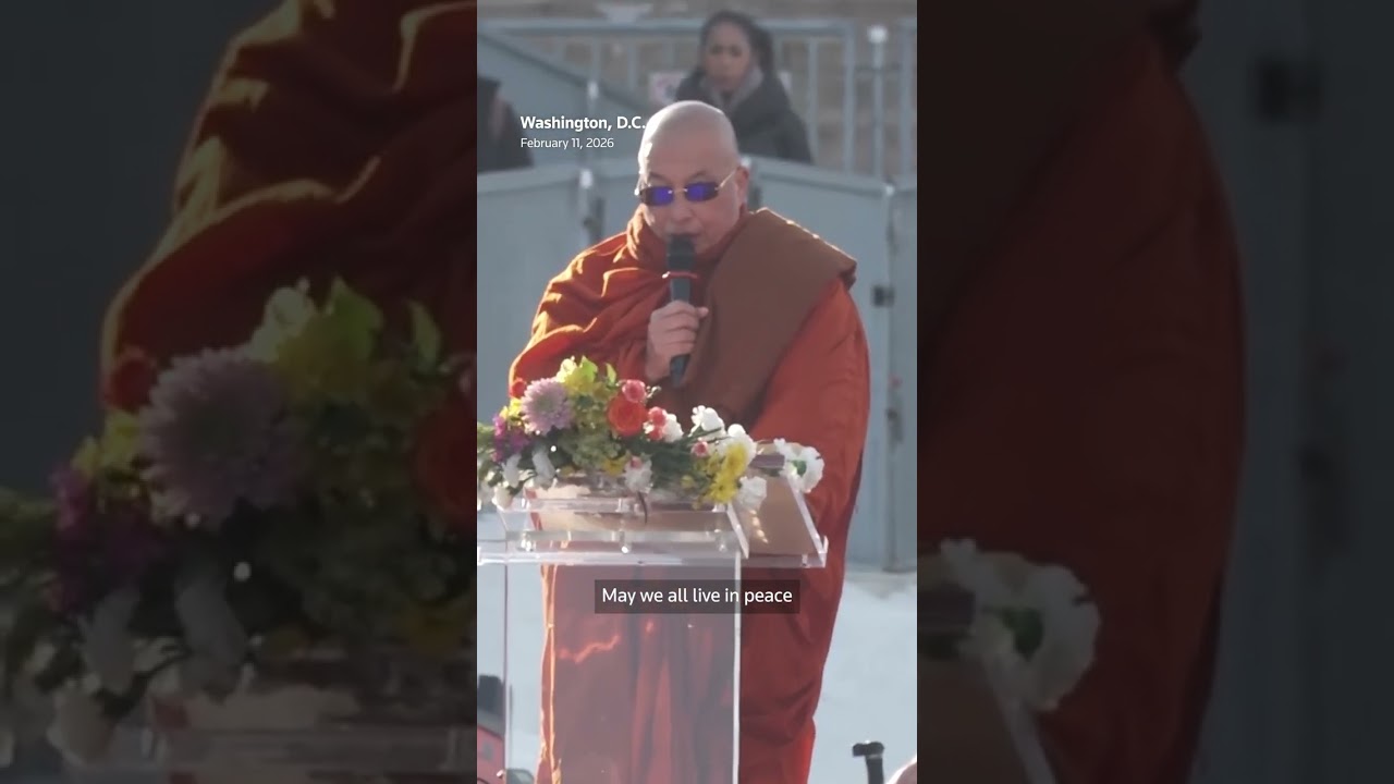 Buddhist monks end their 'Walk for Peace' in Washington