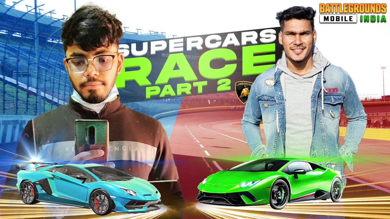 CASETOO VS LIOT | SUPERCARS RACE GREEN VS BLUE LAMBO WHICH IS FASTER ⚡ | PUBGMOBILE BGMI