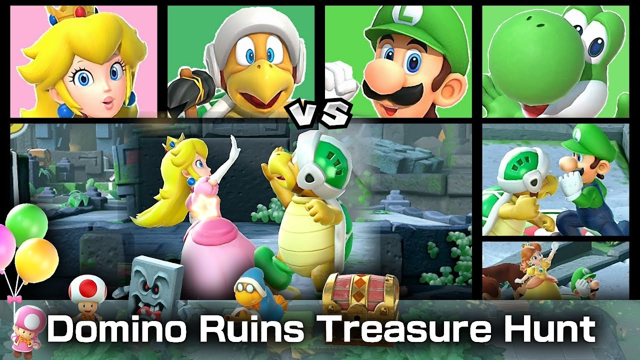Super Mario Party Domino Ruins Treasure Hunt 20 Turns #4