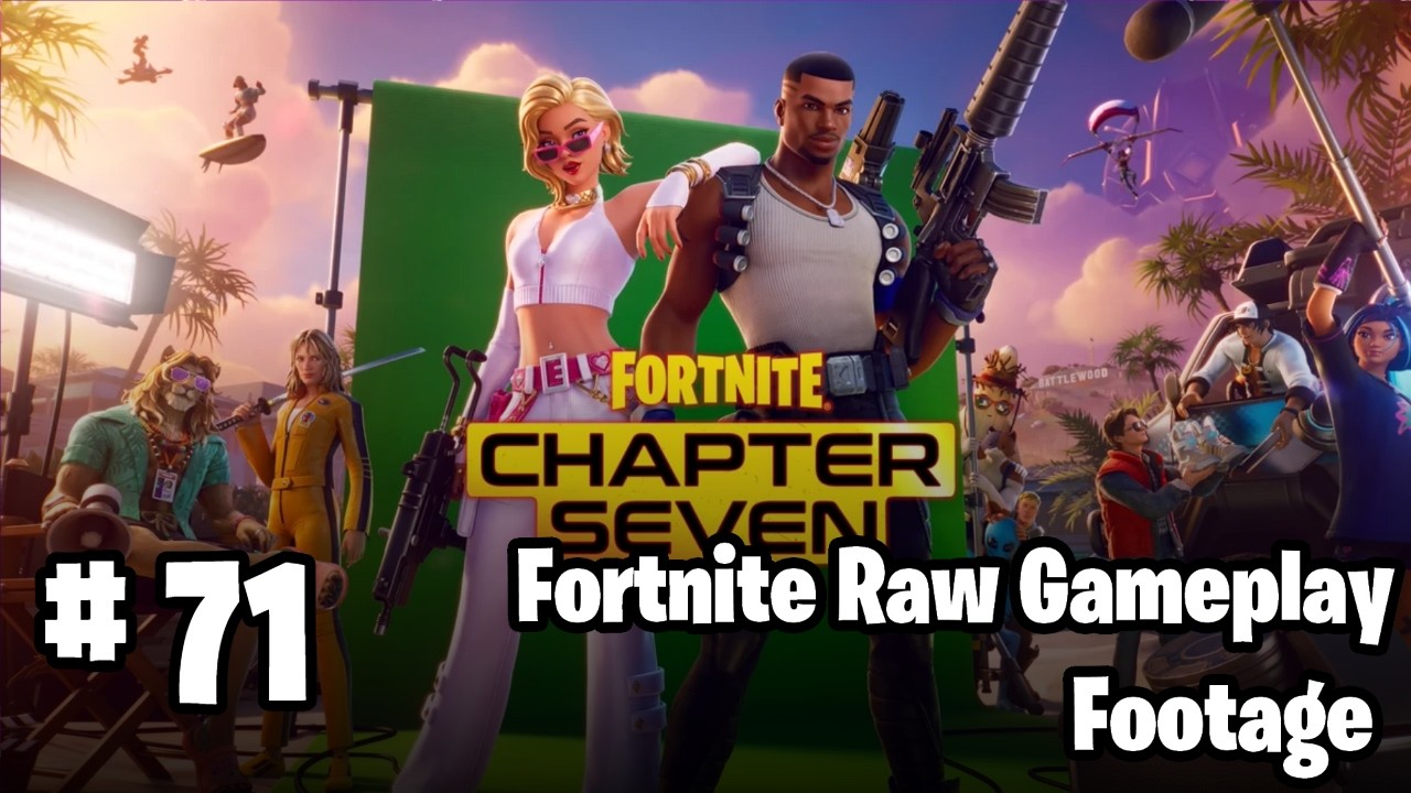 Fortnite Chapter 7: Season 1 - Random Raw Gameplay 71 (No Commentary)