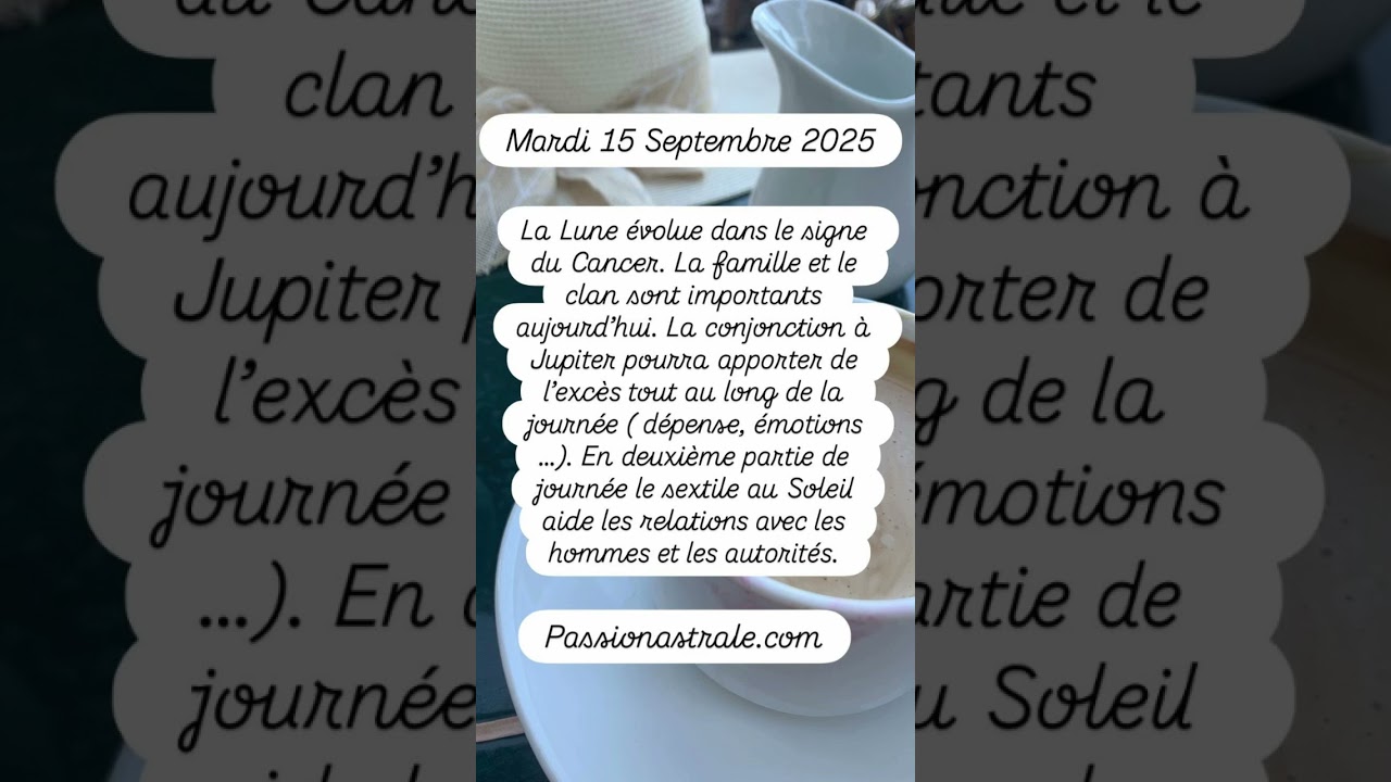 Tr&egrave;s belle journ&eacute;e #deryaastroyoga #astrologie #horoscope