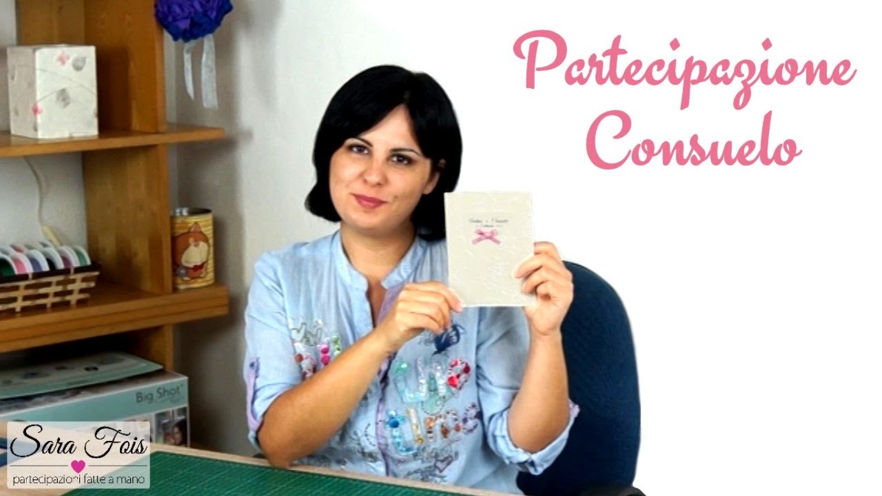 Partecipazione Consuelo | Partecipazione di nozze fai da te | Nozzeggiando