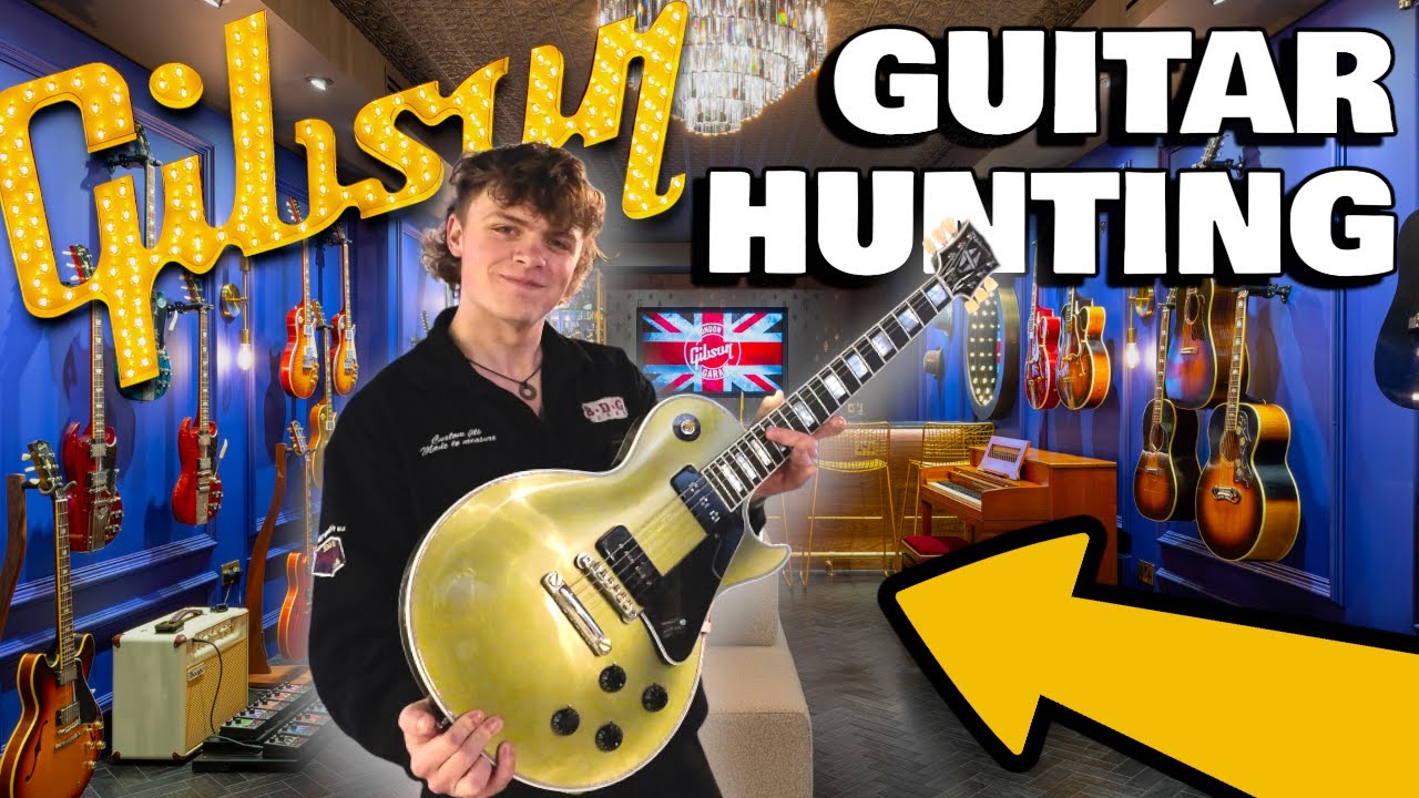 Охота за гитарами в Gibson Garage London!