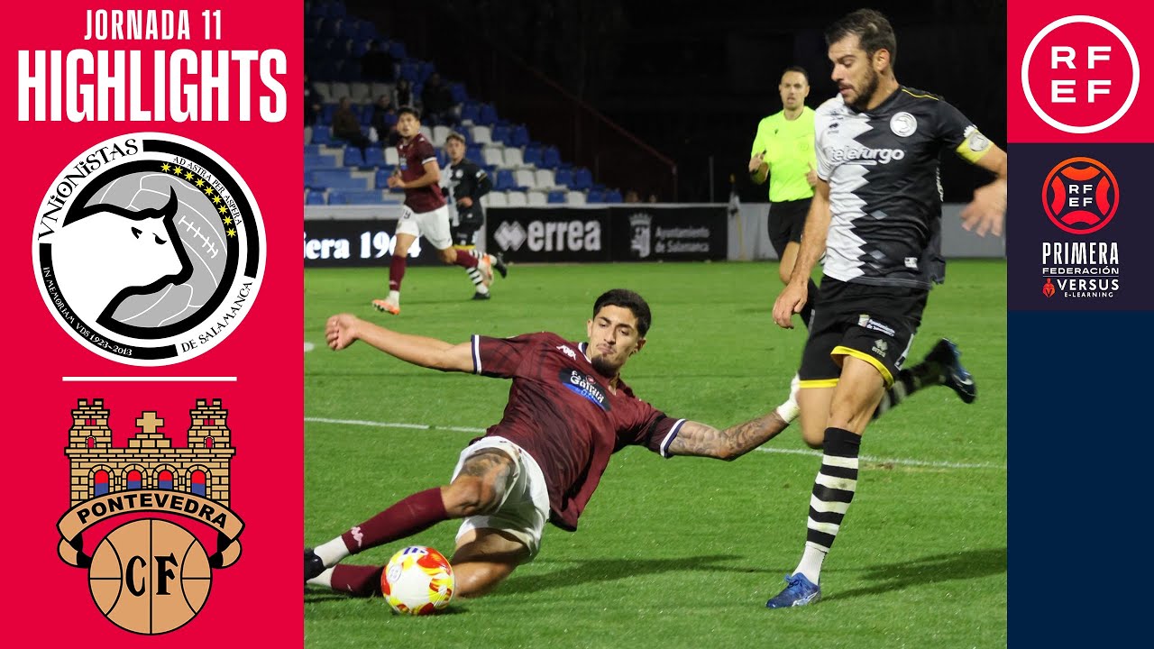 Resumen #PrimeraFederaci&oacute;n | Unionistas CF 1-1 Pontevedra CF | Jornada 11 | Temporada 2025/26