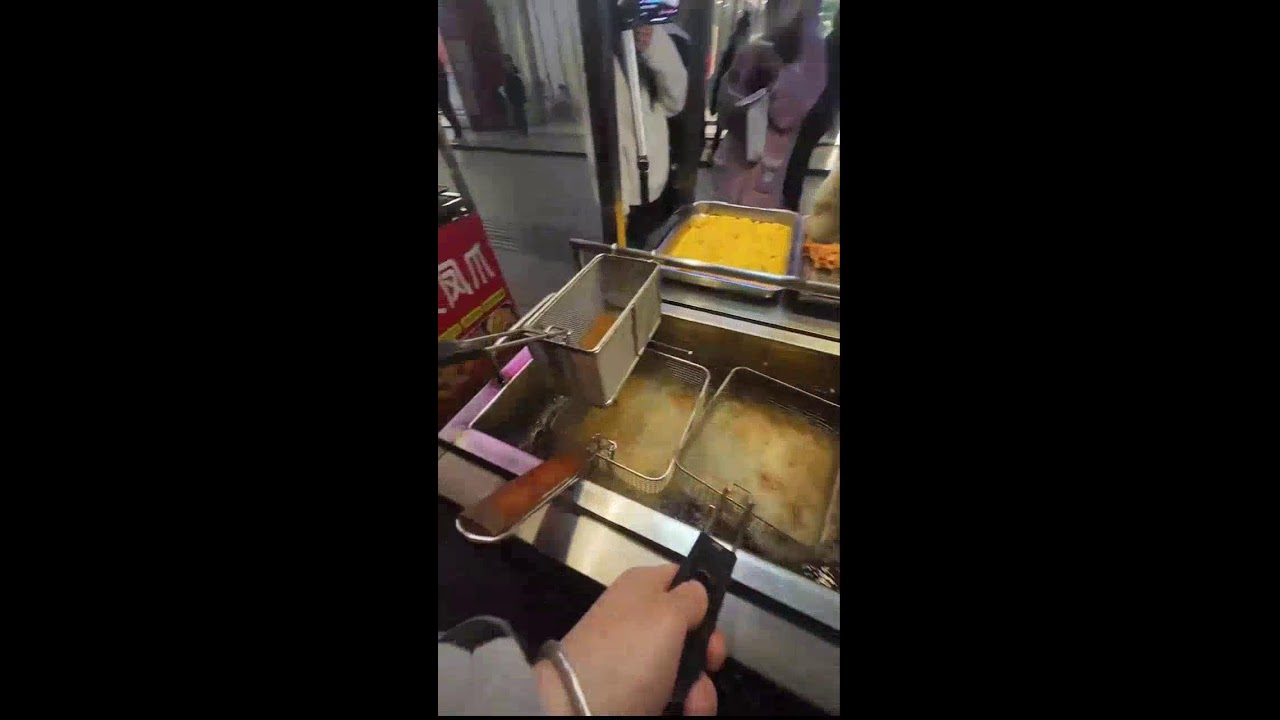 Chinese Street Food Livestream | POV Fried Chicken Technique with Real Market Sounds