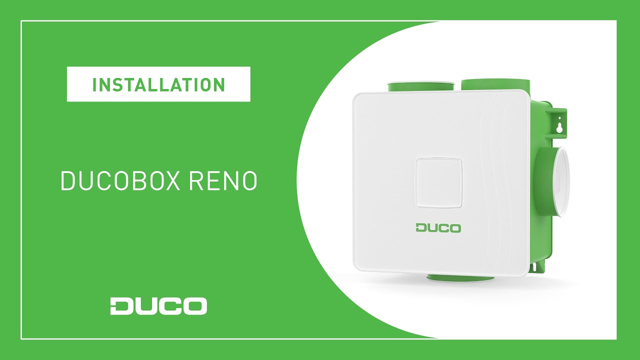 Installation - DucoBox Reno