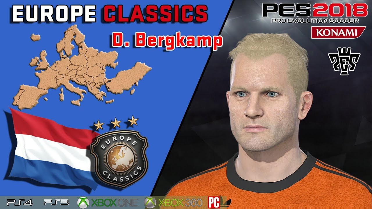 D. BERGKAMP  (Europe Classics) PES 2018