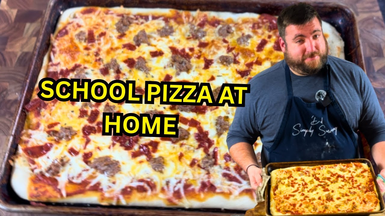 Old-School School Pizza (Dad&rsquo;s Way)
