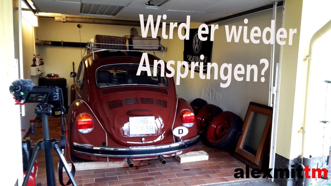 VW Käfer Vlog #1 Wird er wieder anspringen? Die neue Achse ist eingebaut.