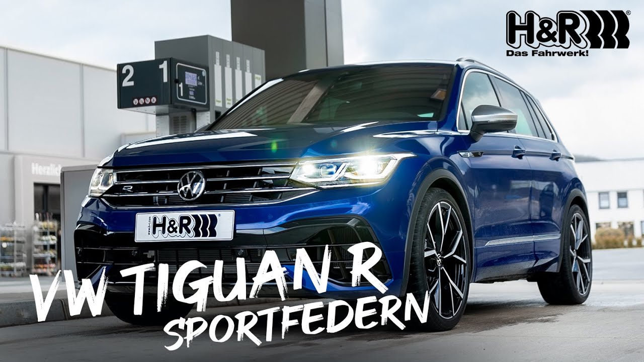 VW Tiguan R 2021 - Sportfedern &equiv; H&R
