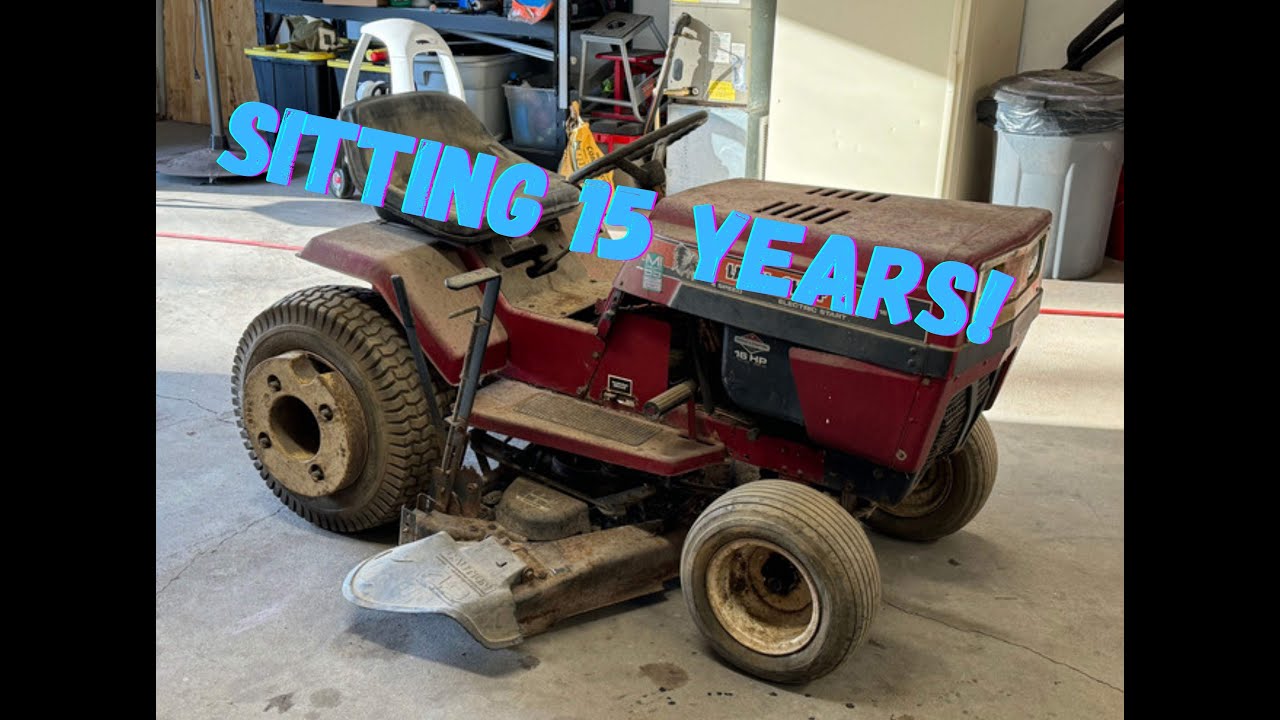 Forgotten Lawn Chief Tractor ! Will it run again??