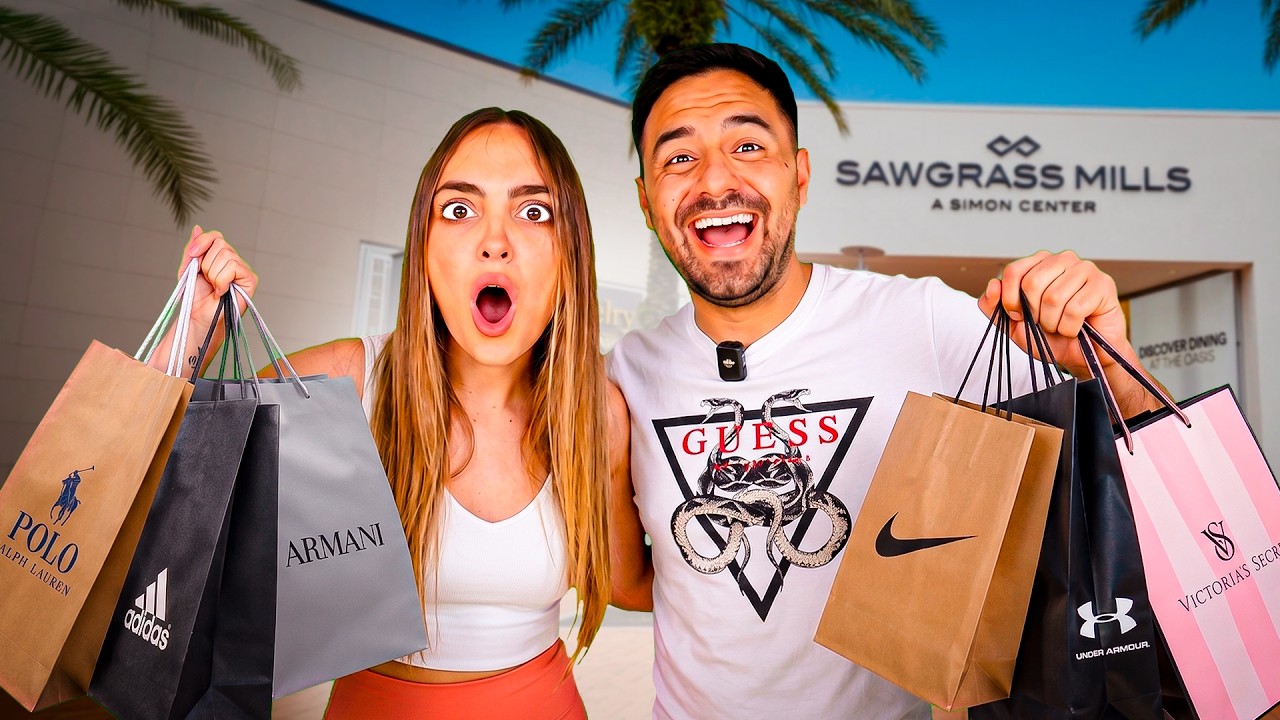 FUIMOS AL OUTLET MAS BARATO DE MIAMI🇺🇸 Y NOS COMPRAMOS TODO😳