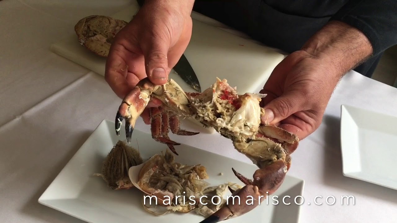 Cómo limpiar, preparar y presentar un buey de mar ya cocido