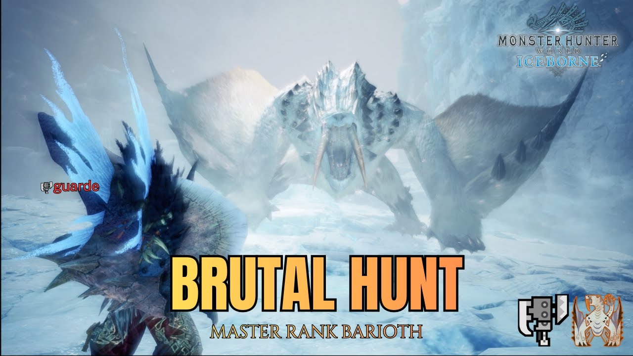 Brutal Switch Axe Hunt vs Master Rank Barioth | MHW Iceborne