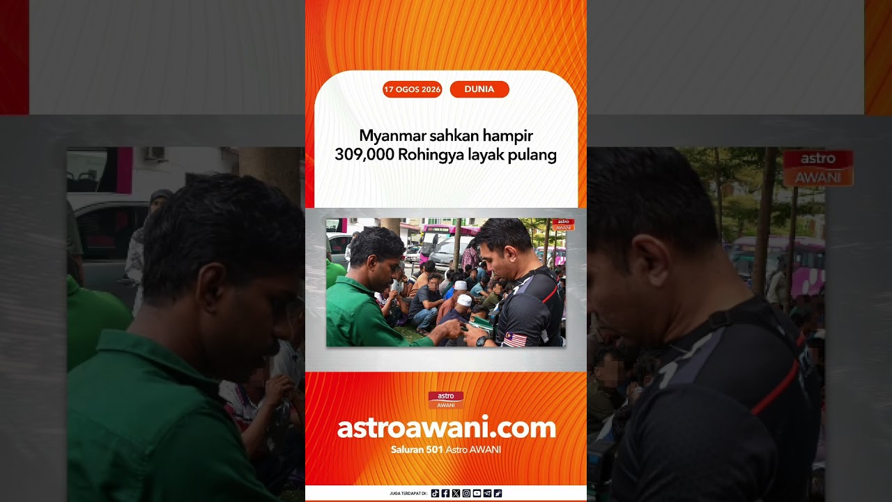Myanmar sahkan hampir 309,000 Rohingya layak pulang