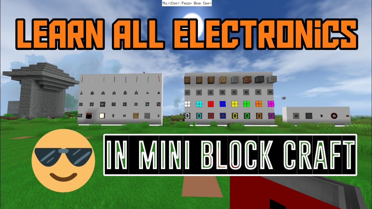 Learn all the electronic in |  mini block craft | @Verify Gamer