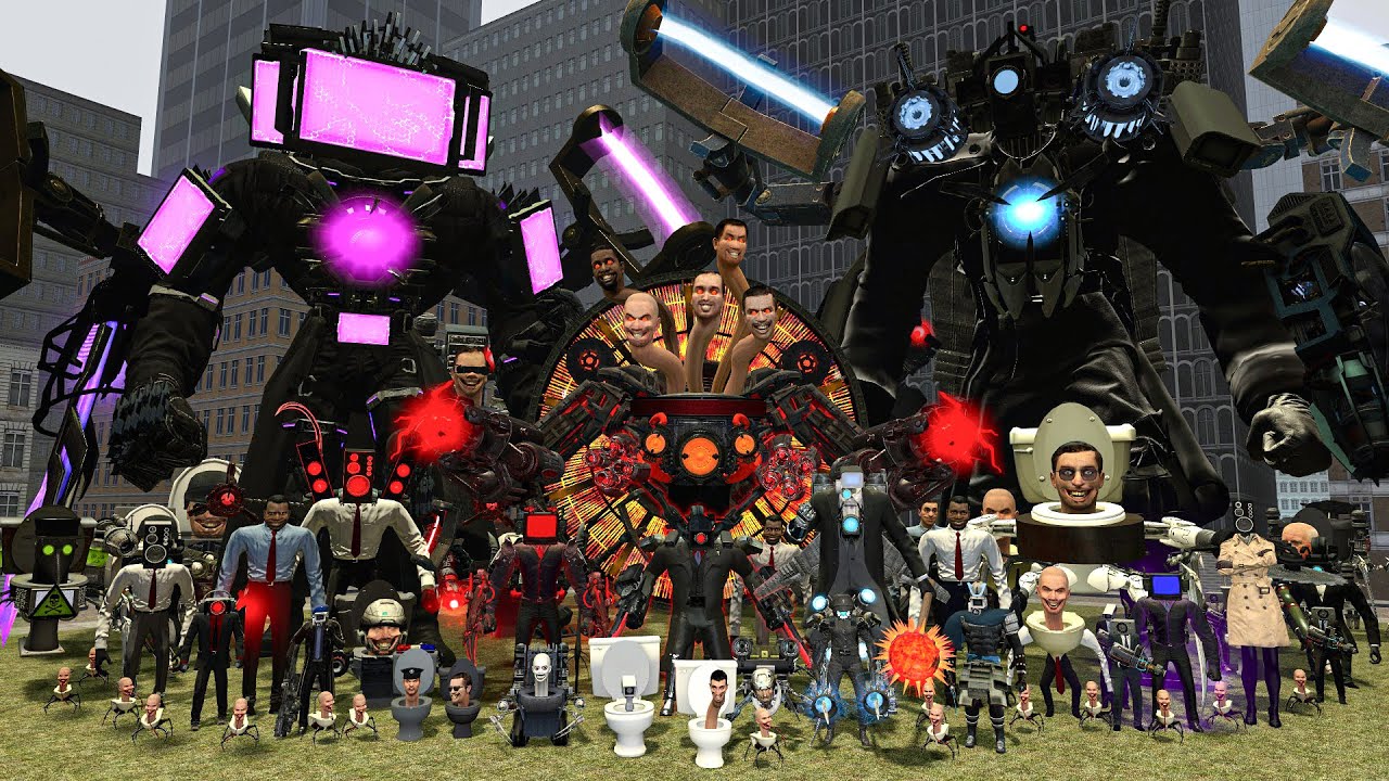 ALL SKIBIDI TOILETS (1-78) VS TITANS + MULTIVERSE AND FANMADE CHARACTERS! (Garry's Mod Compilation)