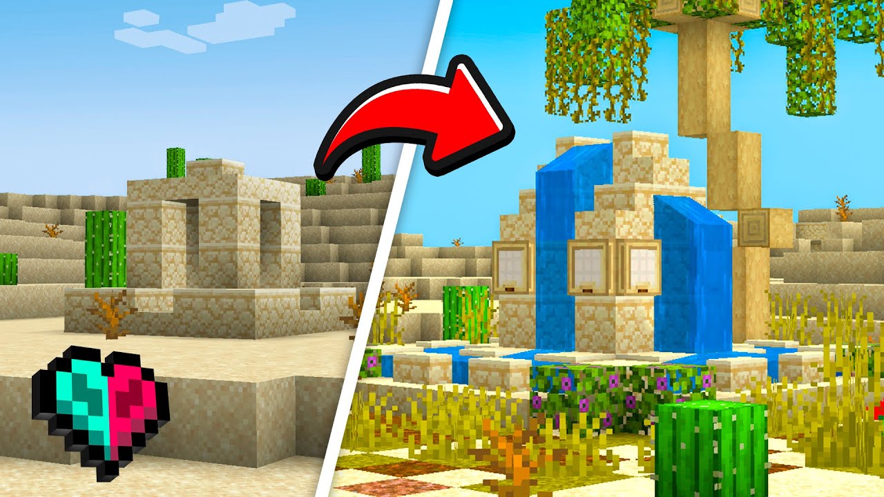 MEJORÉ las PEORES ESTRUCTURAS de Minecraft