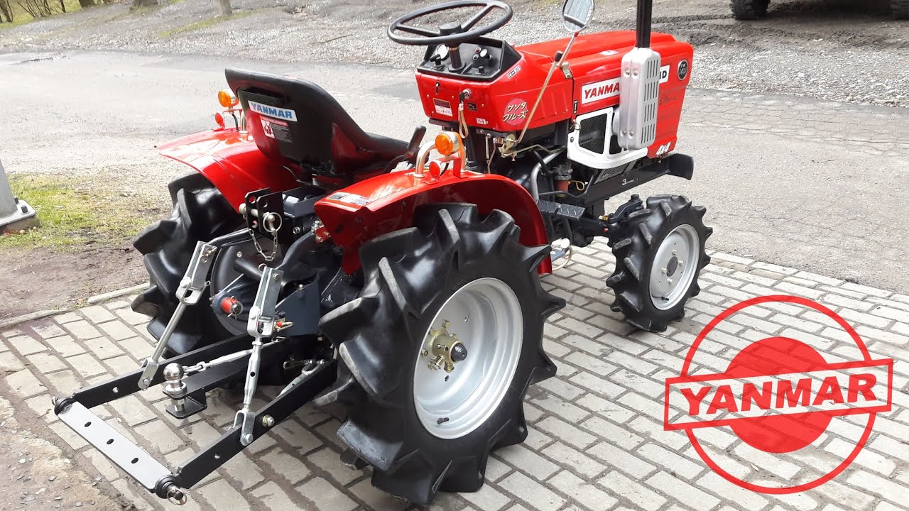 Yanmar YM1401D 4x4 14KM Mini Traktorek Japoński / Japanese Compact Tractor