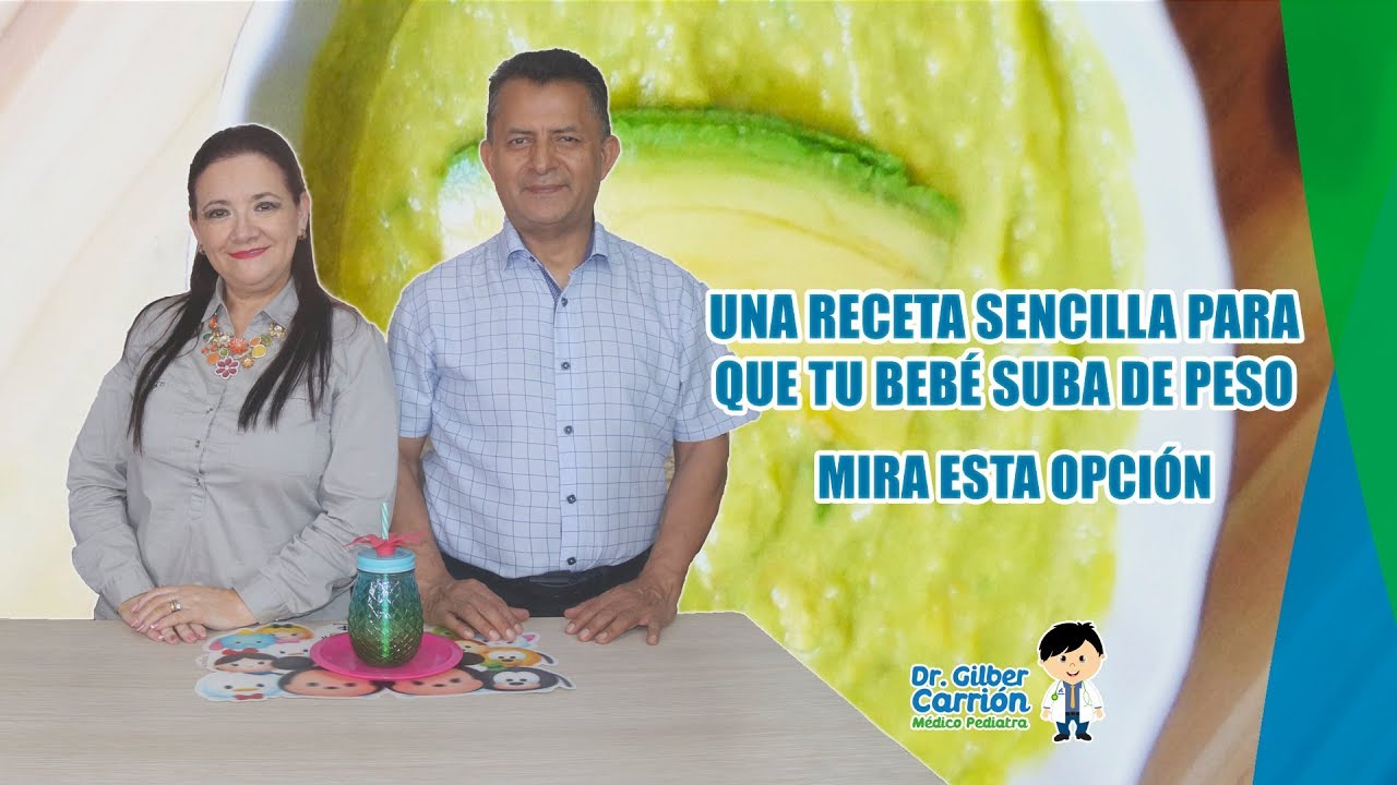 Compota de pollo aguacate y arvejas | perfecta para el PESO BAJO del BEBÉ | *RECETAS PARA BEBES*