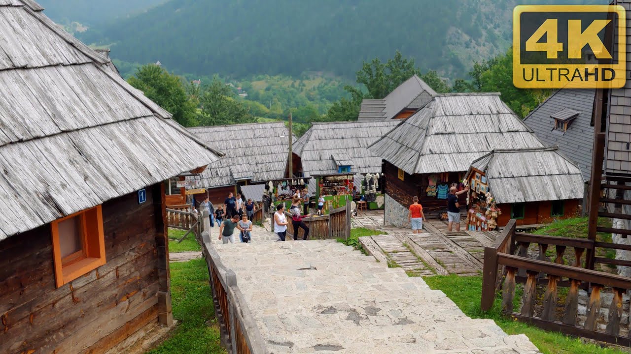 Drvengrad - Mećavnik (Küstendorf), Serbia in 4K