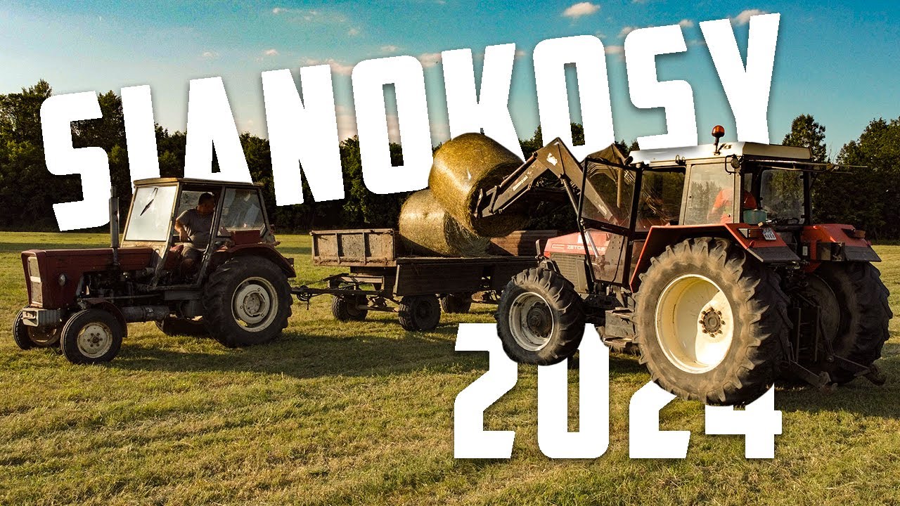 5 TRAKTORÓW W AKCJI! | Oporowe sianokosy 2024 | Ursusy w Akcji