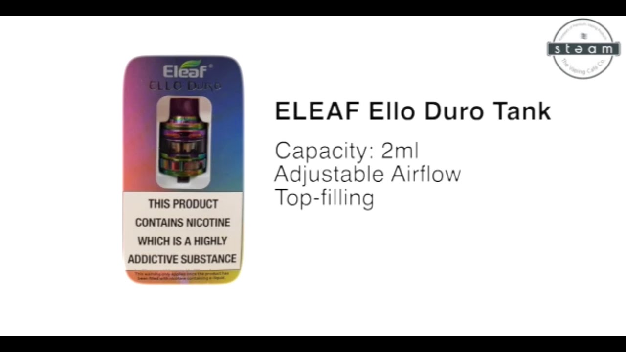 Ello Duro Tank by Eleaf - Steam Vape